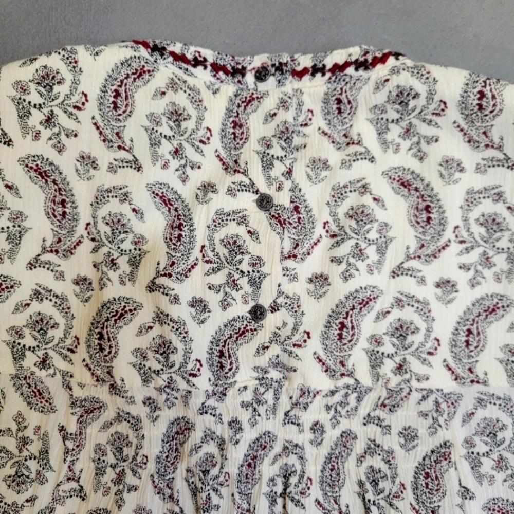 [NWOT] ZARA kids Embroidery Paisley Tunic Top Girl Size 13/14 - Picture 6 of 10